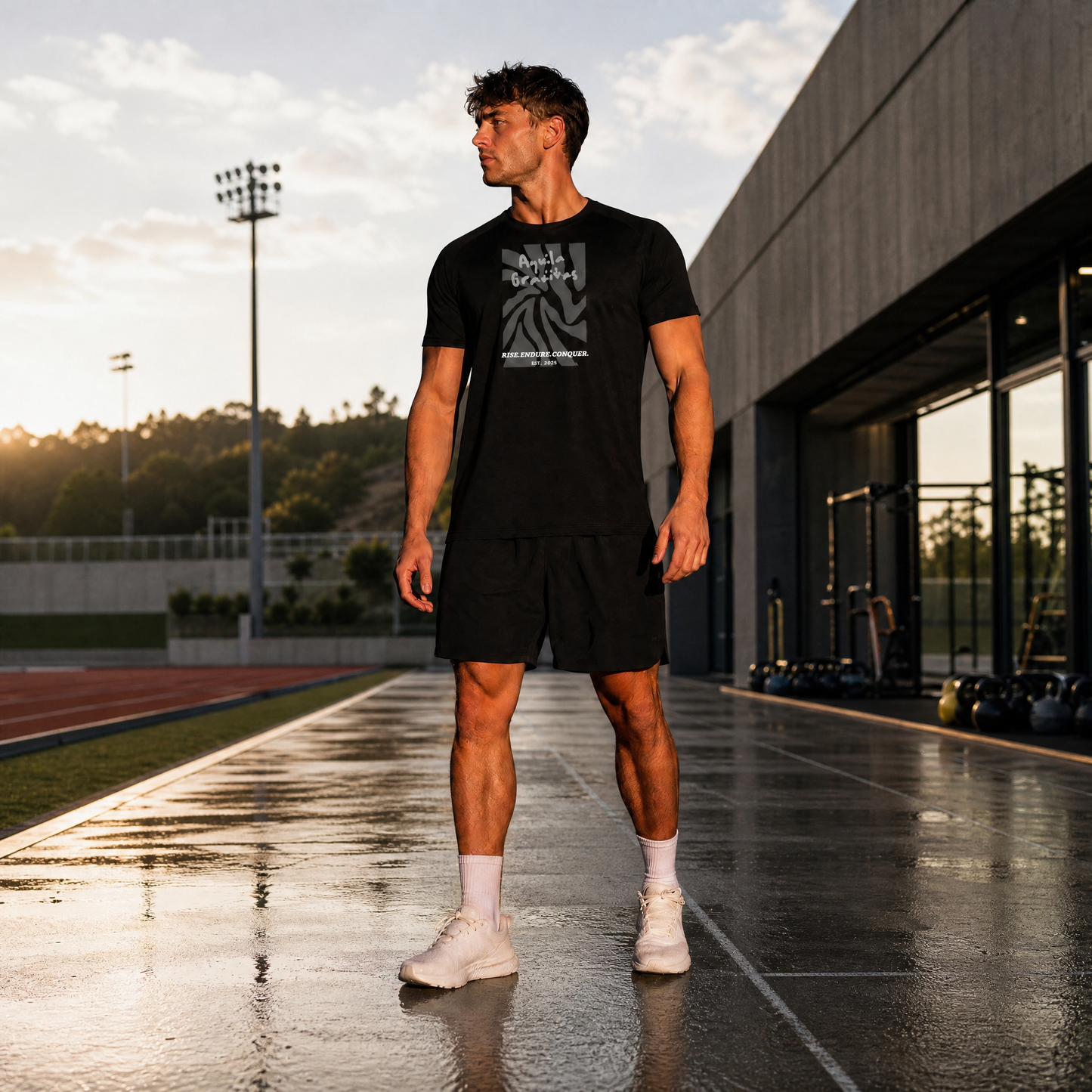 Aquila Gravitas Performance T-Shirt - Black